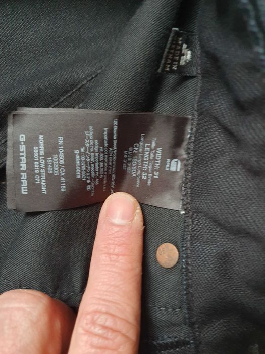 Blugi G-STAR RAW "Morris Low Straight" - Marime W31 L32 (Talie 84 cm)