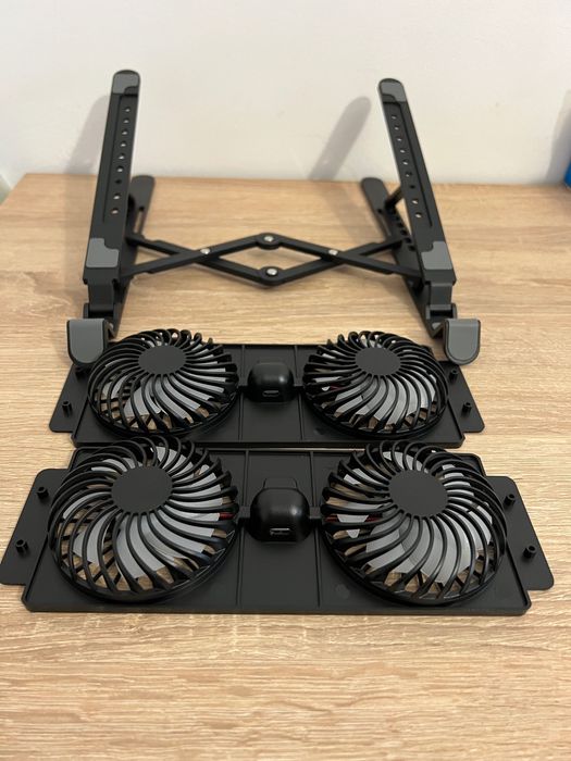 Stand Laptop + Cooler 4 radiatoare - RGB