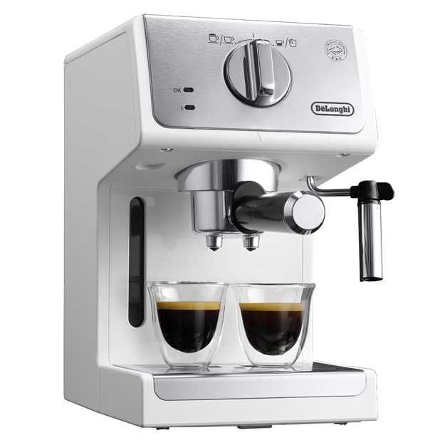 Кофеварка рожковая DeLonghi ECP33.21.W объем резервуара 1.1 литра!