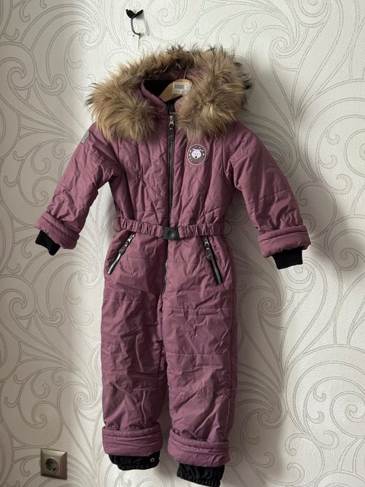 Комбенизон зимний теплый изософт для девочек