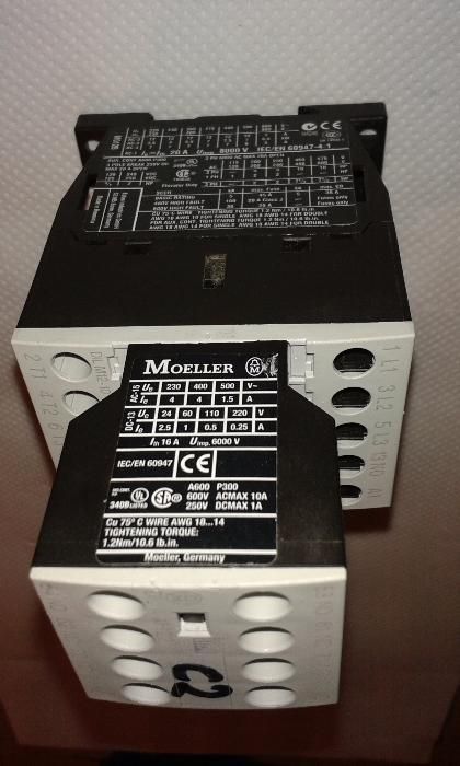 Moeller (Eaton) Contactor 5, 5KW (DILM12-10), 400 V, 3 Pol