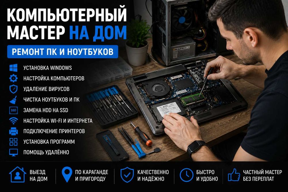 Компьютерный мастер | Ремонт ПК и ноутбуков