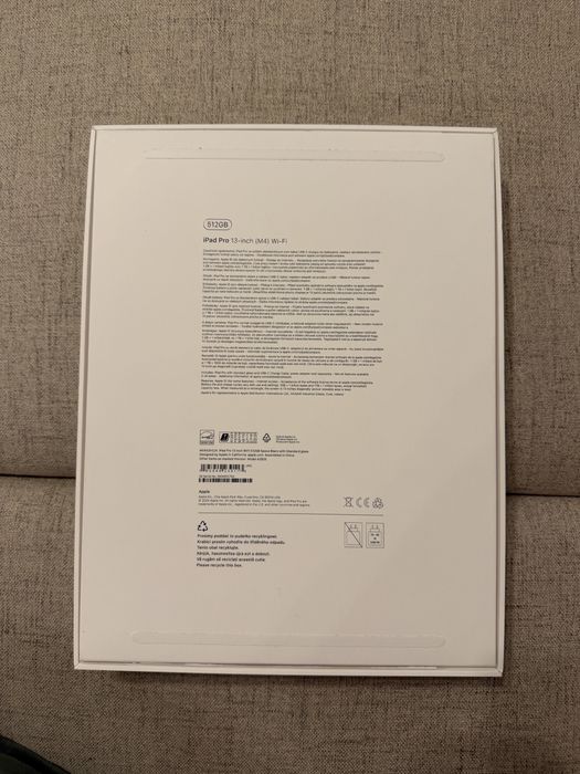 ipad pro 13” cu M4 de 512gb,space black, wifi, factura/garantie istyle