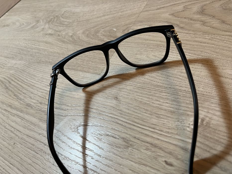 Очки хром хартс,glasses,черные нулевки