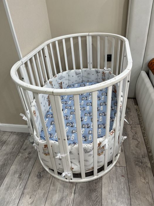 Манеж, 2 балаға кровать