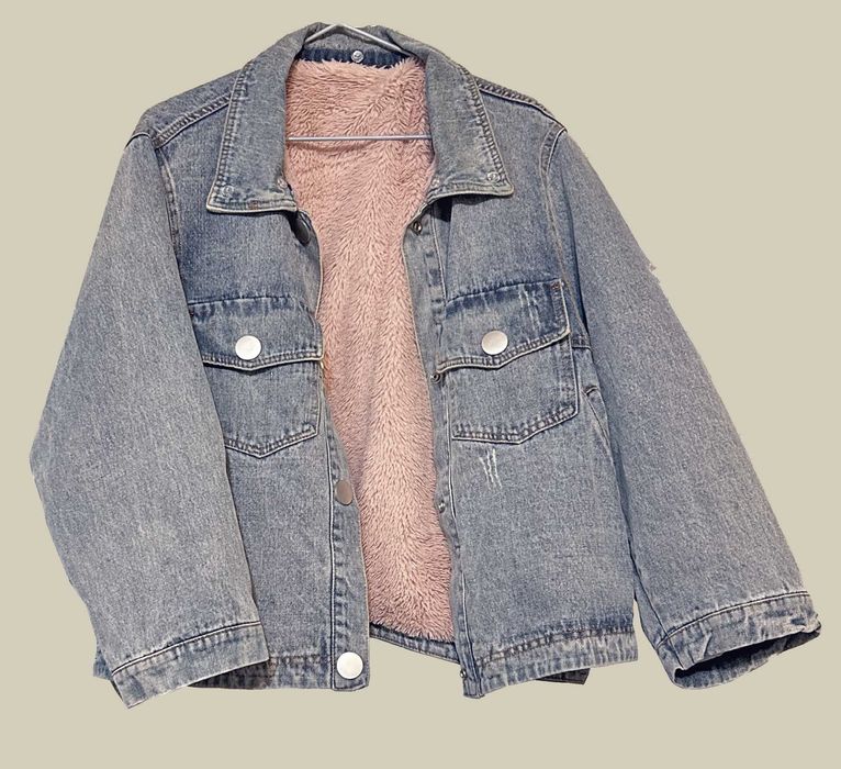 Утепленная джинсовая куртка