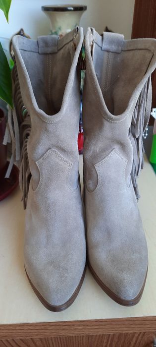 Ciocate din  piele întoarsă bej