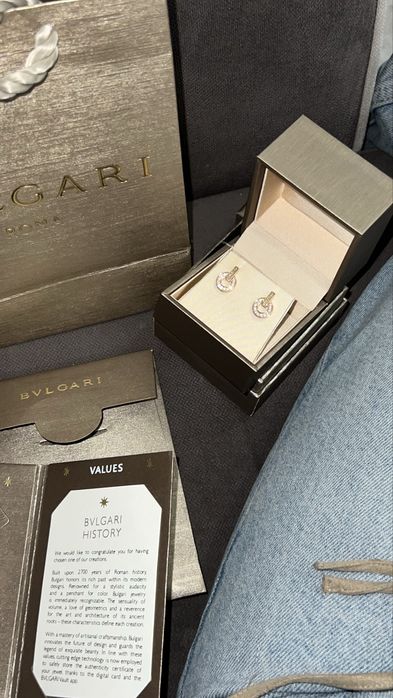 Серьги bvlgari (original)