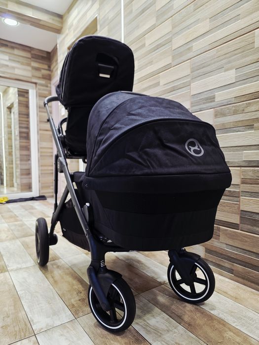 3в1 Cybex Gazelle S Moon Black - Като нова! Идеална за породени деца + ПОДАРЪК