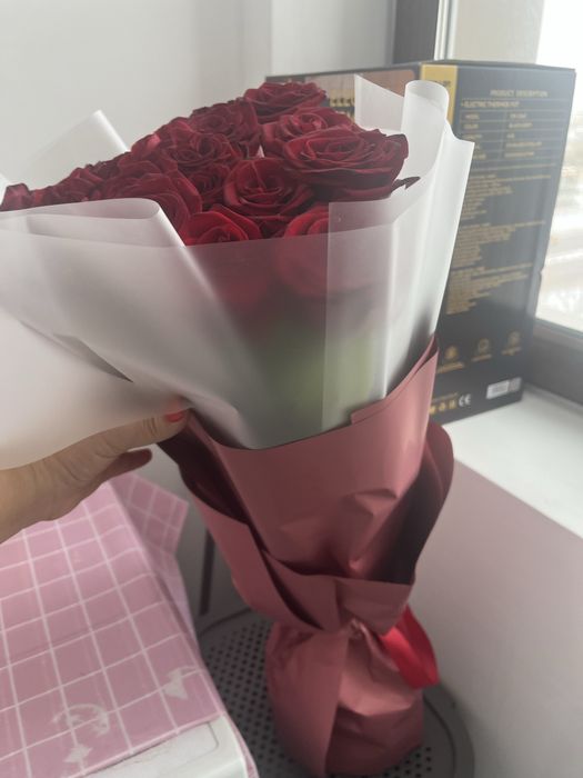 Букет роз 25 штук цена 6000