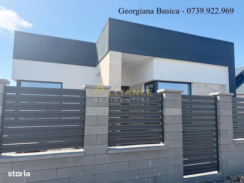 Casa individuală parter || 4 camere || 2 băi + dressing || t