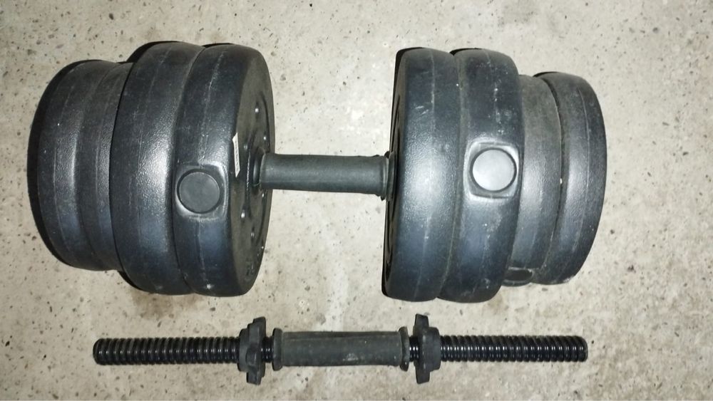 2 Gantere + aparat pentru abdomene vitalmaxx