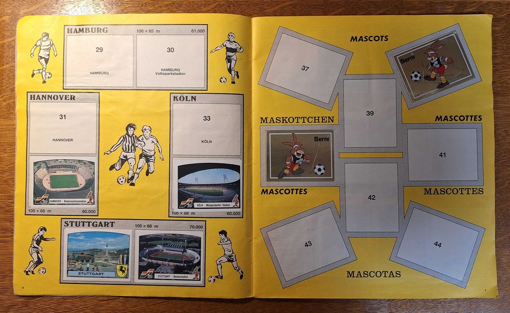 Албум Панини Евро 88