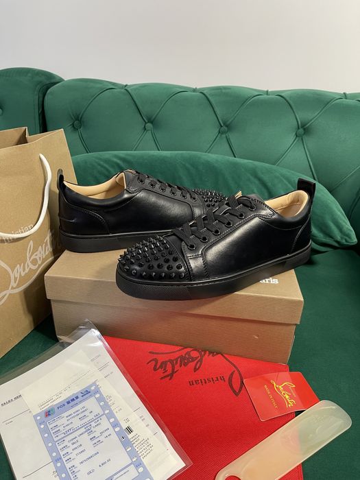 Adidasi Christian Louboutin piele naturala 100% Full Box colectie noua