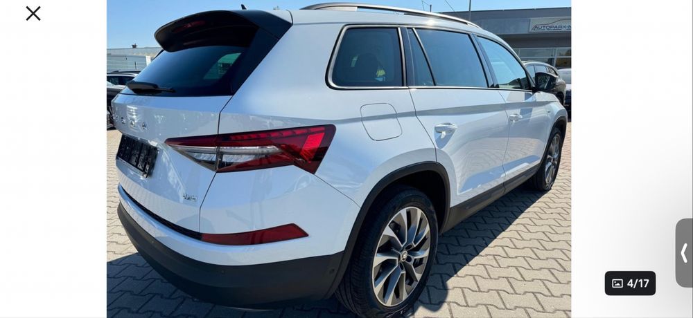 Skoda Kodiaq Style 2022 2.0 E6 200CP Automat 4x4 Ful Led Virtual Camera Distronic Line Side Asist Impecabila