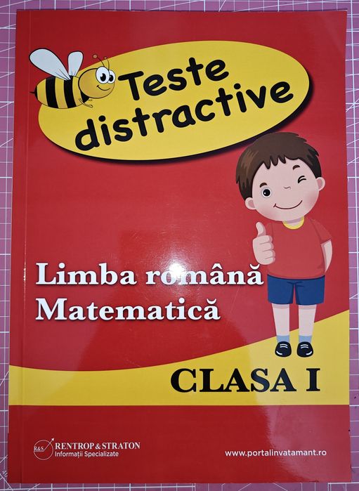 Teste distractive: Limba română și Matematică, clasa I
