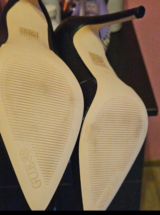 Botine de piele de damă Guess