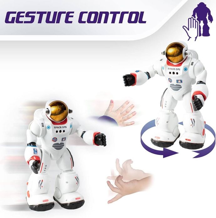 Интерактивен робот за деца  Xtrem Bots Charlie астронавт – Нов, + доставка