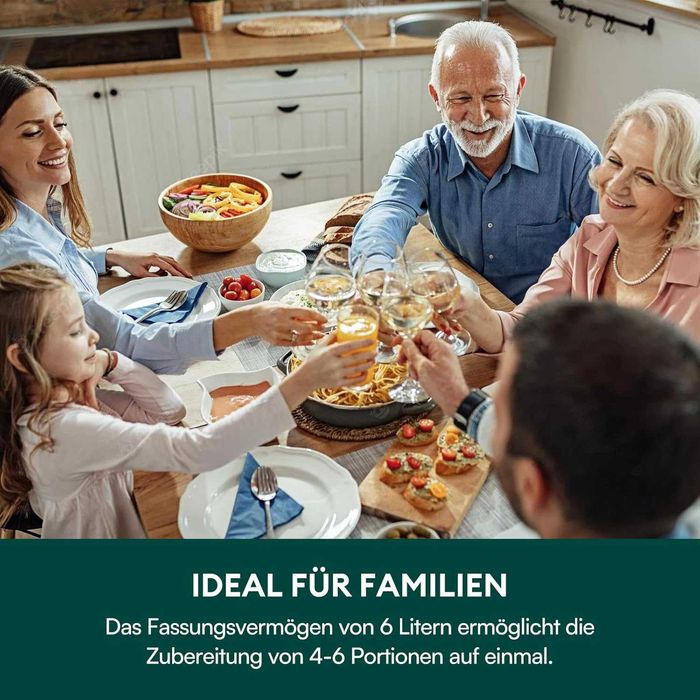 Фритюрник с горещ въздух и грил Chefree 6L (AFG01) 1660W