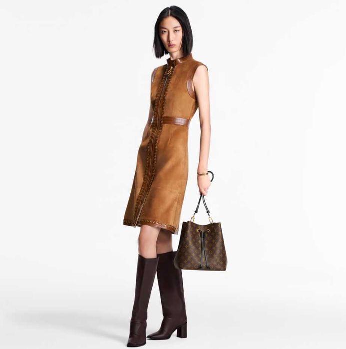 Louis Vuitton Дамска Чанта Mонограм Просторна Стилна с Елегантна форма