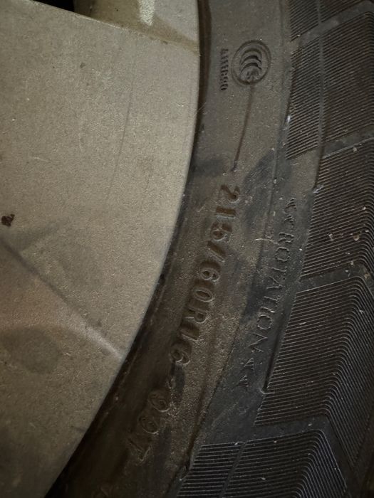 Автошина с размером  215/60/16