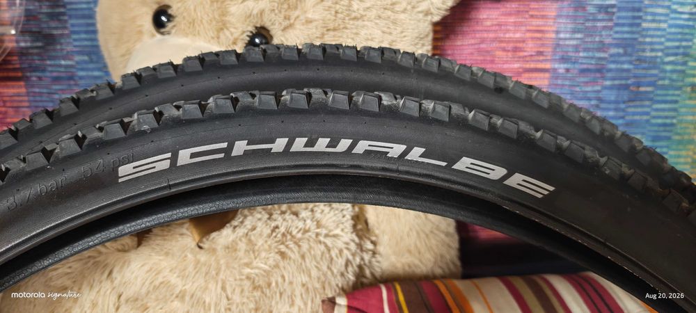 Комплект гуми Schwalbe Smart Sam 29x2.25 (57-622) – На 100 км, КАТО НОВИ!