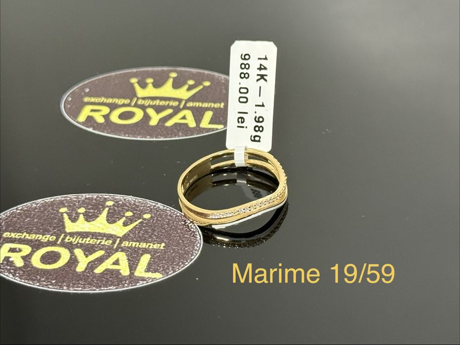 Bijuteria ROYAL : Inel AUR 14K NOU / 1.98 GR