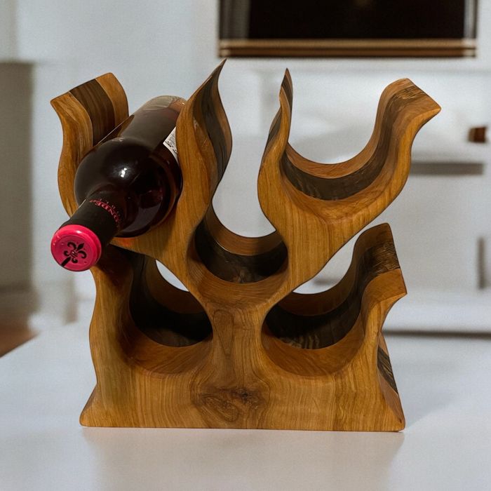 Дървени поставки за вино