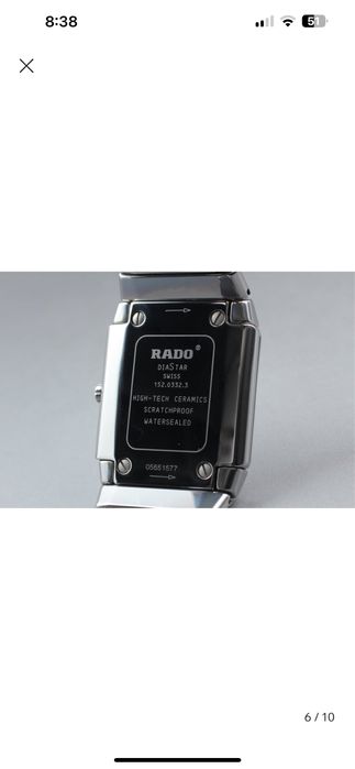 Rado diastar ceramica
