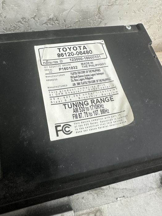 магнитола камри 45