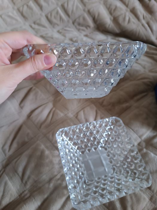 Хрустальные салатницы 2шт