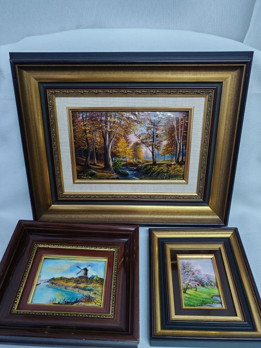 Комплект от три френски миниатюри LIMOGES