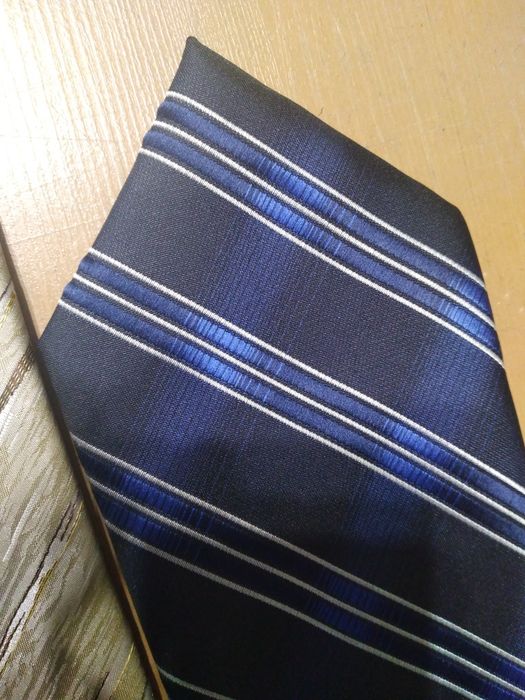 Галстук, серый, синий, бежевый