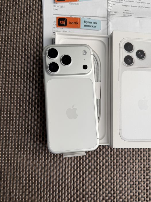 НОВ! 512Gb*ЛИЗИНГ* iPhone 17 Pro Silver 24М ГАРАНЦИЯ