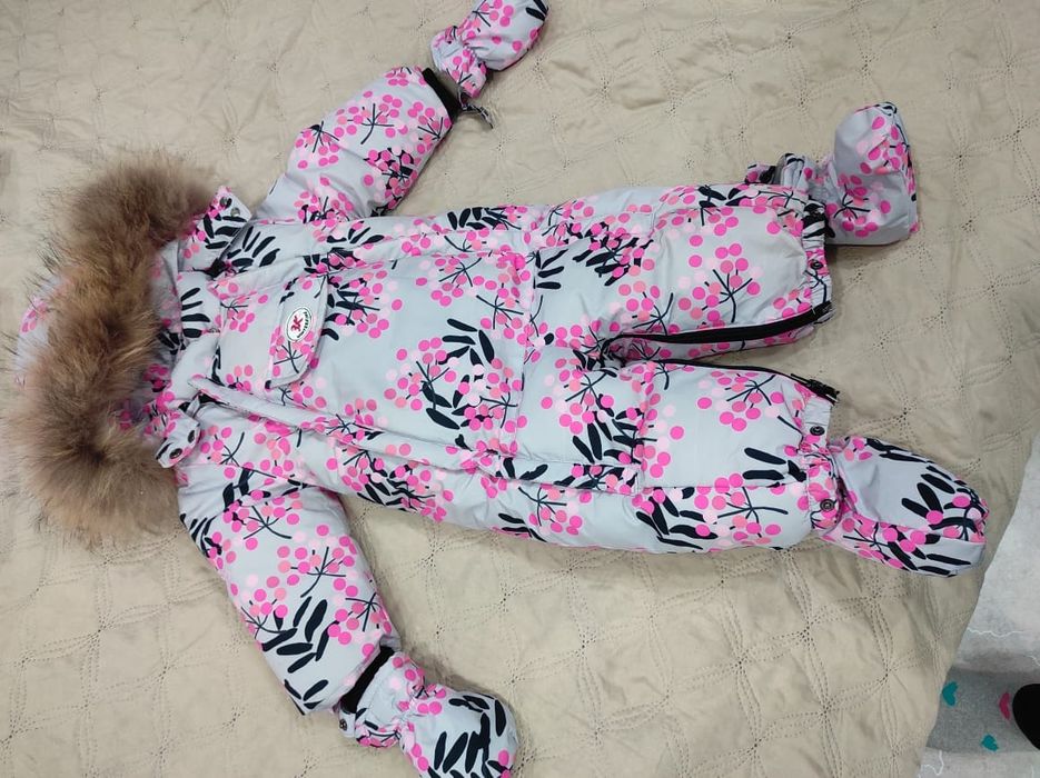 Детский комбинезон зима, трансформер, рост 68