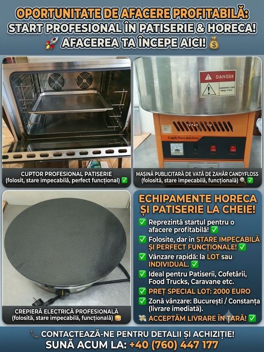 Dospitor profesional cofetarie/patiserie