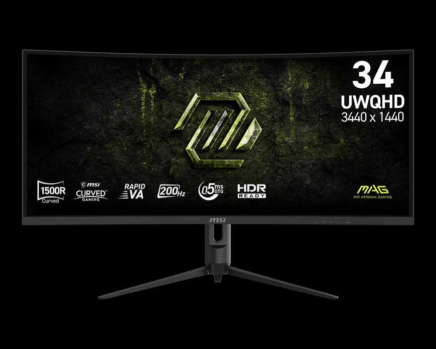 Monitor | MSI 200hpz | 34 Inch Gaming