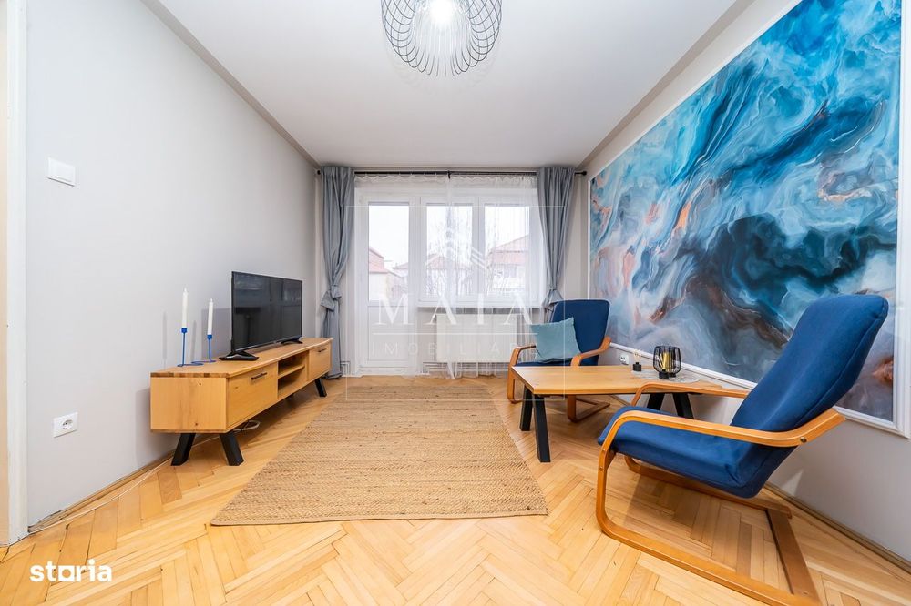 Apartament 3 camere, modern, balcon, central, Milea - politie