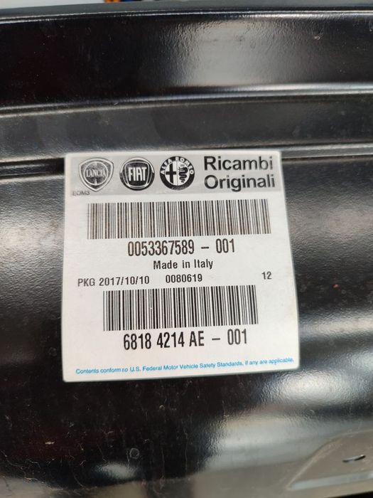 USA STANGA SPATE FIAT DUCATO / CITROËN JUMPER / PEUGEOT BOXER VAN / BUS / COD OEM 0053367589 / 68184214AE 2007-2013