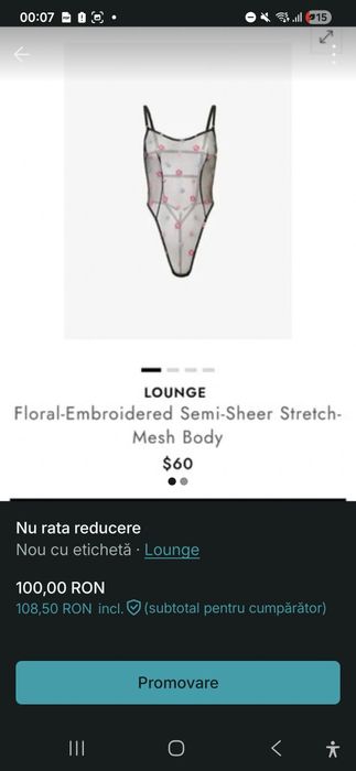 Lenjerie sexi hot LOUNGE SML