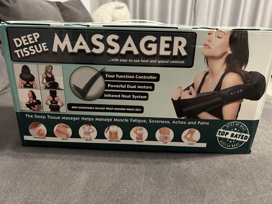 Aparat de masaj Deep Tissue cu încălzire – nou