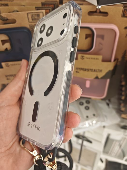 IPhone 17 Pro,17 Pro Max  Magsafe гърбове с връзка през рамо