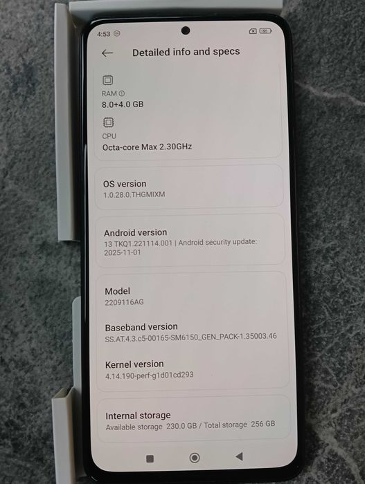 Vand Telefon Xiaomi Redmi Note 12 Pro 256 Gb Rom / 8 GB RAM