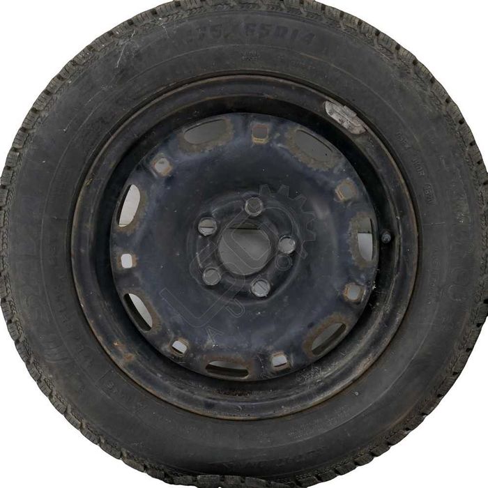 Стоманени джанти 5x100 с гуми R14 Skoda Fabia I (6Y)  ID:151618