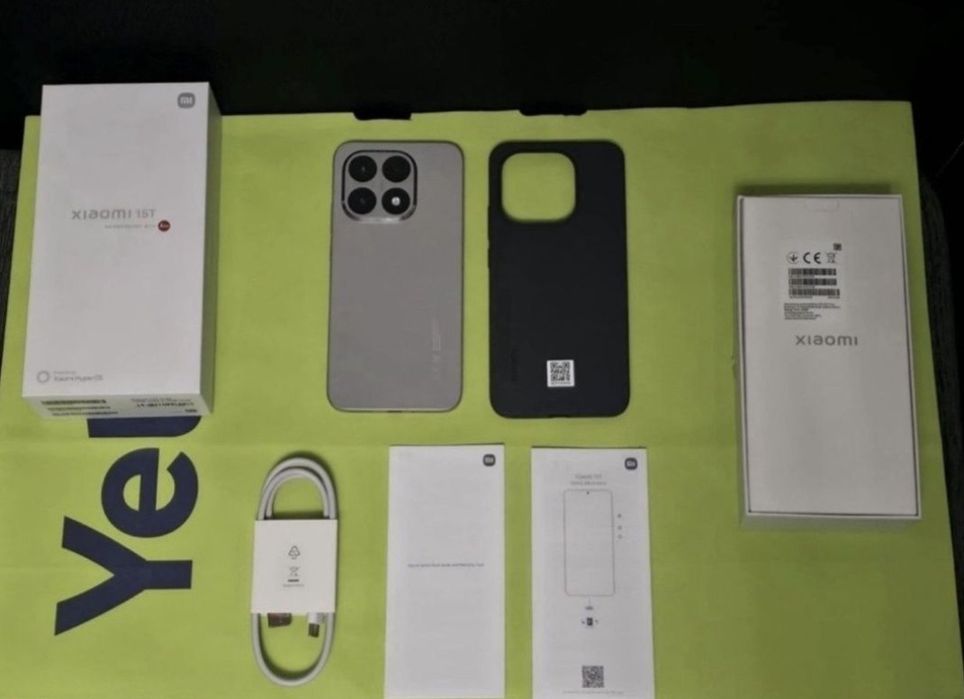 ***КАТО НОВ 512GB Xiaomi 15T | 15 T Гаранция Yettel 2028 Gray | Сив