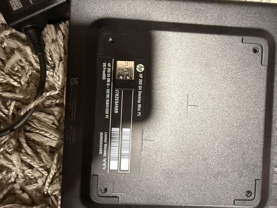 Mini PC / Tiny HP 260 G4 Desktop, Intel i5-10210U, 8GB RAM, 512GB SSD