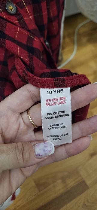 Cămașă in carouri fete Noua