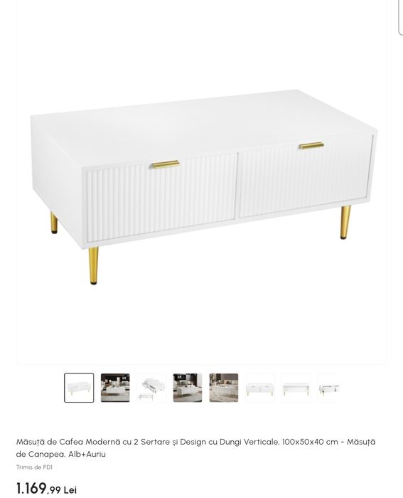 Măsuță de cafea modernă