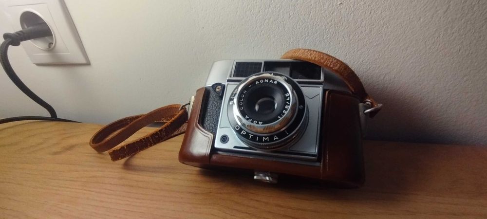 Ретро фотоапарат Agfa OPTIMA I Color-Agnar 45 mm f/2.8 Lens 35 mm