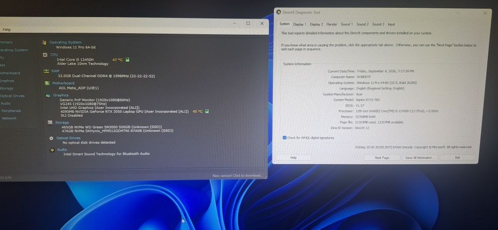 Laptop Gaming Acer Aspire a715-76g